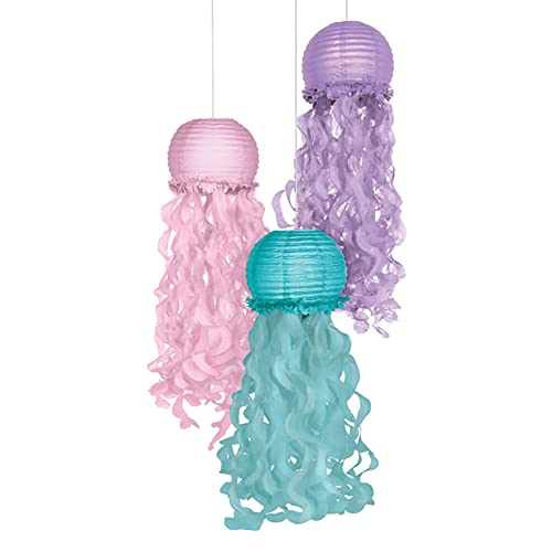 Amscan 244039 Jellyfish Lanterns 3pk