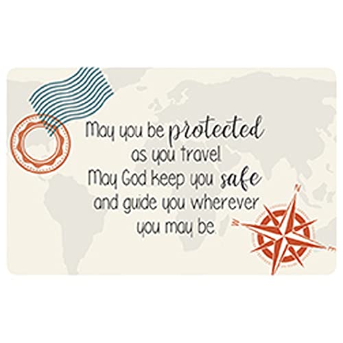 Carson Home 24370 Be Protected Wallet Reminder, 3.38-inch Width, Metal