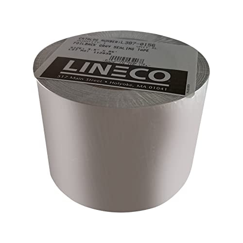 Lineco Self-Adhesive Frame Sealing Tape, 3.5 inches X 85 Feet, Blue/Gray (L387-0156)