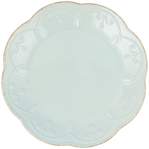 Lenox French Perle Accent Plate, Ice Blue