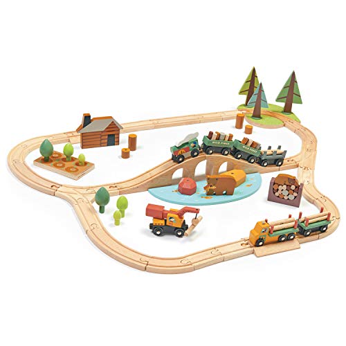 Tender Leaf Toys - Wild Pines Train Set for Age 3+