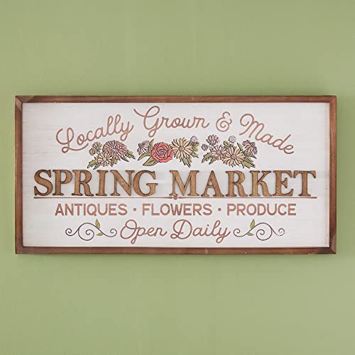 CTW Colonial Tin Works 440219 Spring Market Sign, 36-inch Width