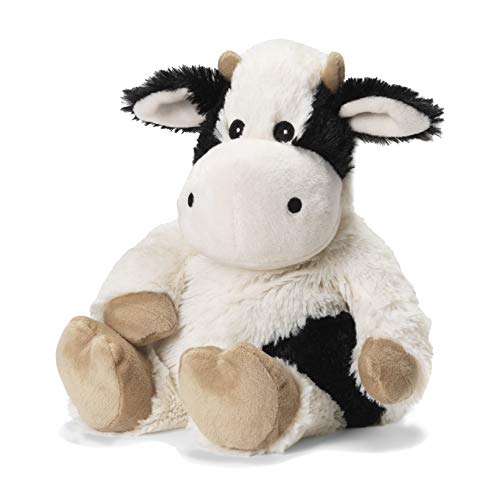 Intelex Warmies Microwavable French Lavender Scented Plush, Black and White Cow Warmies