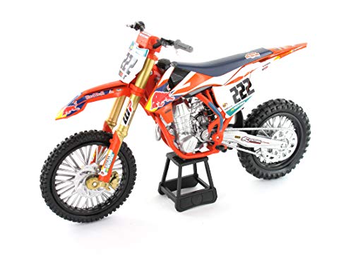 New Ray Toys - 58123 - Replica 1:10 Race Bike Ktm450sxf Mxgp Antonio Cairoli