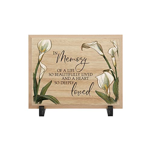 Carson Home Table Decor Plaque, 9-inch Length, Wood (Memory)