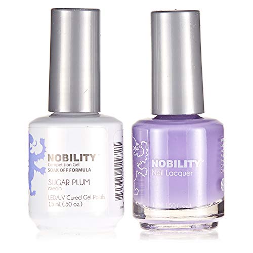 Lechat Nobility ‚Äì Gel Polish & Nail Lacquer Set (Pastel Collection) (Sugar Plum NBCS126)