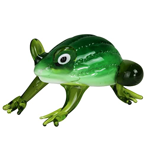 HomArt 1376-0 Glass Frog, 1.75-inch Length