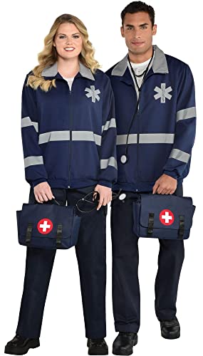 Amscan EMT First Responder Jacket for Adults, Halloween Costume Accessories, Unisex Standard Size, 1 Count