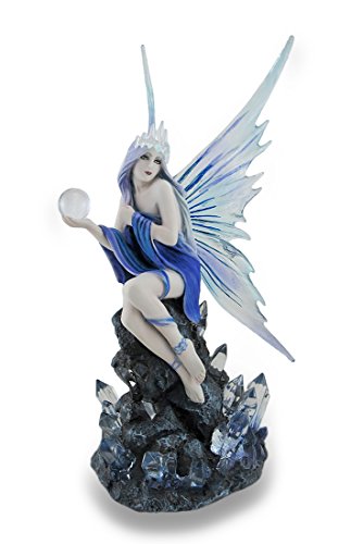 Unicorn Studio Anne Stokes Blue and Purple Stargazer Fairy Statue