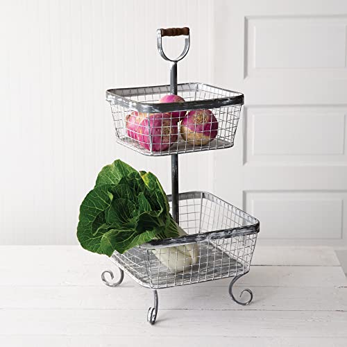 CTW 790167 Ellison Two-Tier Wire Caddy, 25-inch Height