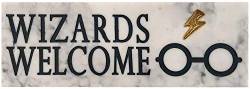 Spoontiques Wizards Welcome Decorative Sign Multicolored