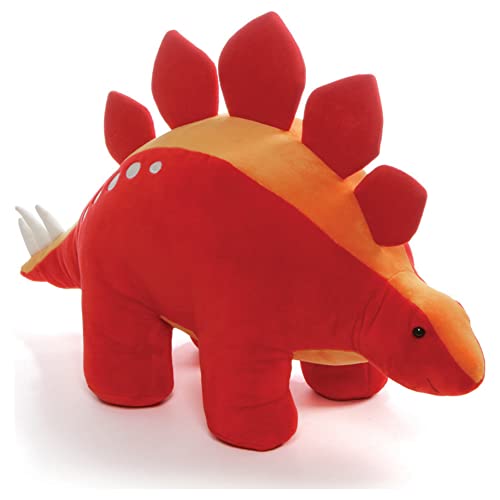 GUND Tailspin Dinosaur Stegosaurus Stuffed Animal Plush, Red, 18