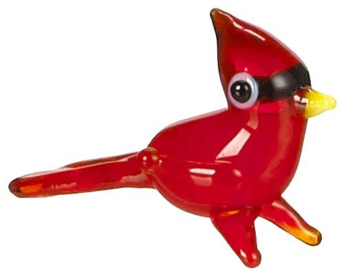 Ganz Miniature World Collectibles - Collectable Glass Cardinal Bird