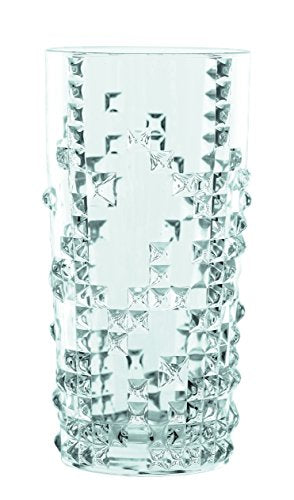 Riedel Nachtmann Punk Fine Crystal 13.75 Ounce Longdrink Glass, Set of 4