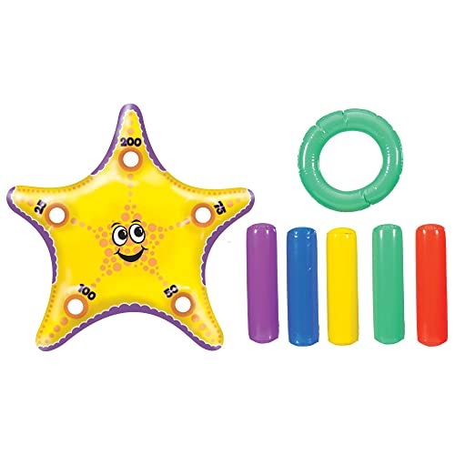 Amscan Inflatable Starfish Ring Toss Game Set | Party Favor | 1 set