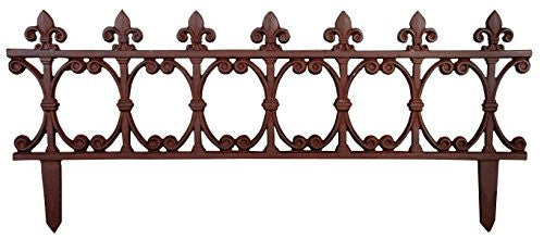 Esschert Design USA PS21 Cast Iron Garden Fence