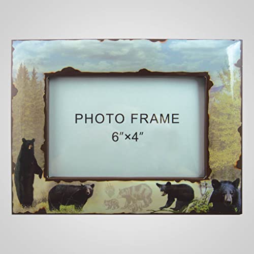 Lipco Black Bear Photo Frame, 8-inch Length, Paper, Home, Home D√©cor