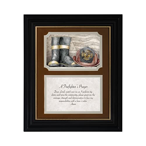 Carson 23116 Firefighter Framed Prayer, 12-inch Height