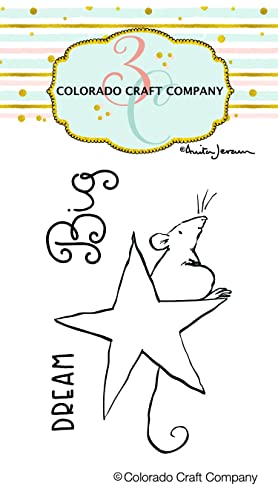 Colorado Craft Company Colorado Clear Stamp, Dream Big Mini-by Anita Jeram