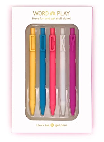 Snifty SPBS012 Lucky Word Play Pen in Box, Set of 5