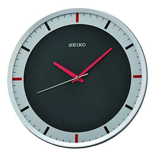 SEIKO Mari Wall Clock, 12", Grey