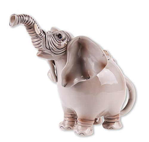 Blue Sky Clayworks Clayworks Elephant Teapot, 12 x 6 x 9.5"