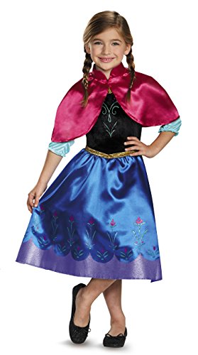 Disguise Anna Classic Costume, X-Small (3T-4T)