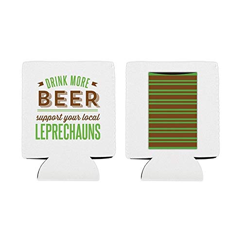 Creative Brands Slant Collections Insulated Can Cover, 4 x 5.2-Inch, Leprechauns