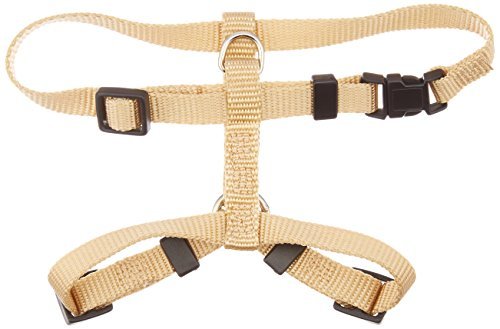 OmniPet Kwik Klip Adjustable Nylon Pet Harness, Honey Sand, Medium