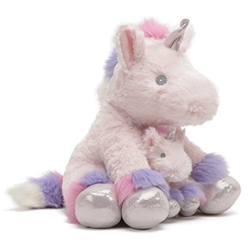 Unipak 13-inch Coco Unicorn with Baby (Pink, 13-inch)