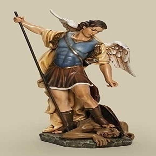 Renaissance Collection Joseph's Studio by Roman Exclusive St Michael The Archangel Defeating Satan Figurine, 26.5-Inch
