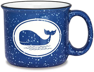 Cape Shore Camp Coffee Tea Mug Cup - Whale Gifts for Birthday Christmas, 15 Oz