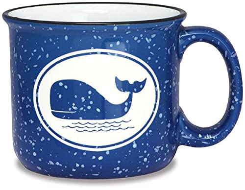 Cape Shore Camp Coffee Tea Mug Cup - Whale Gifts for Birthday Christmas, 15 Oz