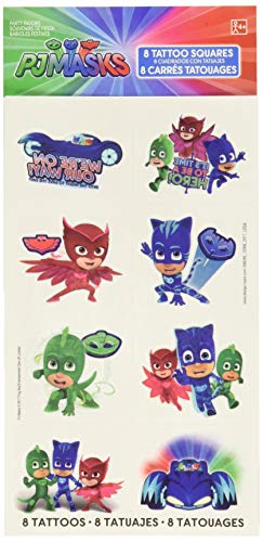 Amscan PJ Masks Tattoos (8 ct)