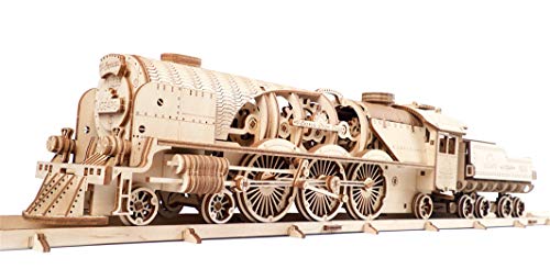 Ukidz UGEARS Mechanical Model - V-Express Steam Train with Tender