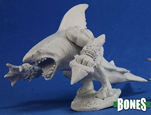 Reaper Miniatures Bones Sharkman Miniature