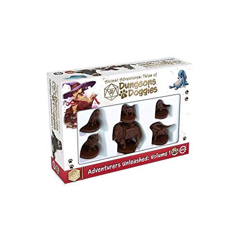 Steamforged Games Miniature Animal Adventures: Dungeons and Doggies Box 1