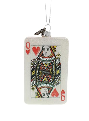 Raz Imports 4153122 EC Queen of Hearts Ornament, 3.5-inch Height