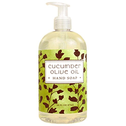 Greenwich Bay Trading Co. Hand Soap, 16 Ounce, Cucumber Olive Oil