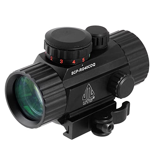 Leapers UTG 3.8" ITA Red/Green Circle Dot Sight w/Integral QD Mount