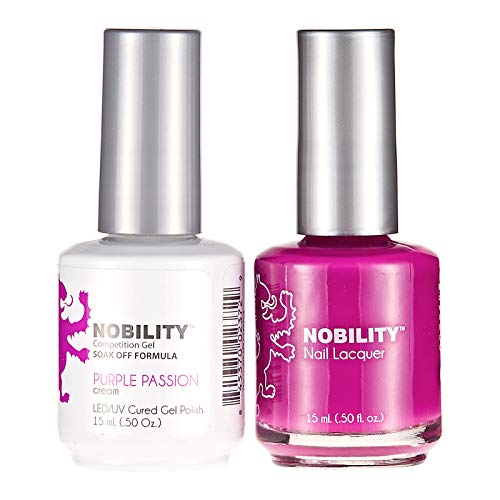 Lechat Nobility ‚Äì Gel Polish & Nail Lacquer Set (Neon Collection) 0.5oz (Purple Passion NBCS054)