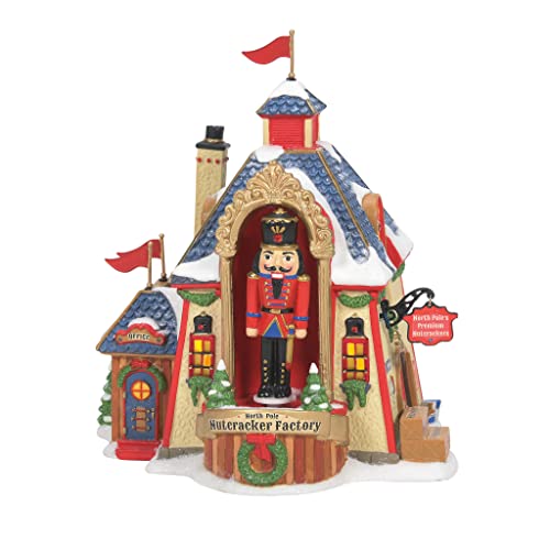 *Department 56 North Pole Series North Pole Nutcracker Factory Lighted Buildings