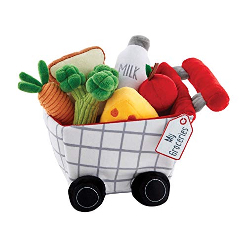 Mud Pie Plush My Groceries Toy Set