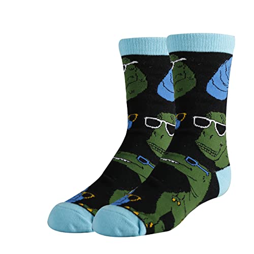 Oooh Yeah Socks Youth Kids Crazy Funny Novertly Crew Socks (Future So Bright)