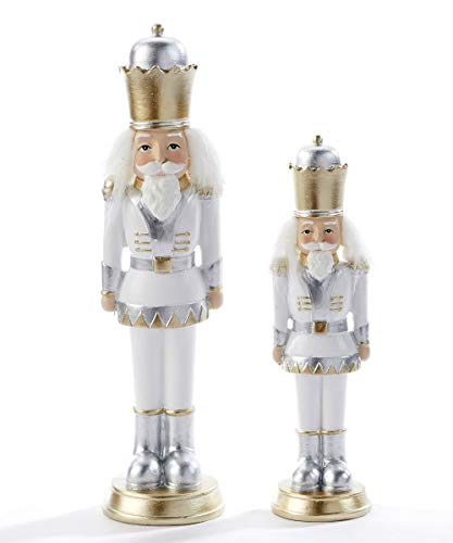 Giftcraft 665190 Nutcracker D√©cor, Set of 2, Polyresin
