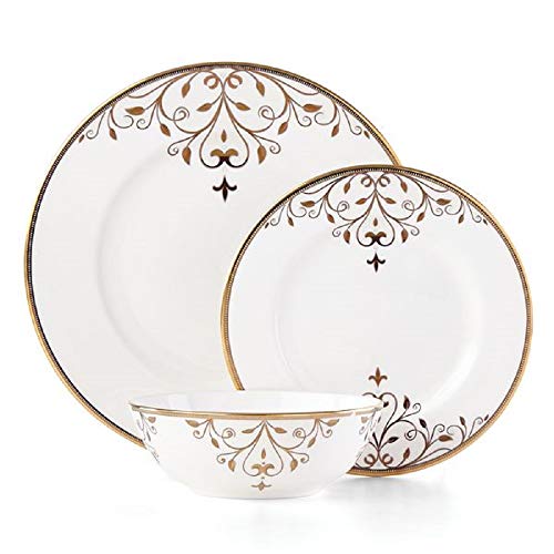 Lenox Opal Innocence Scroll Gold 3-piece Place Setting