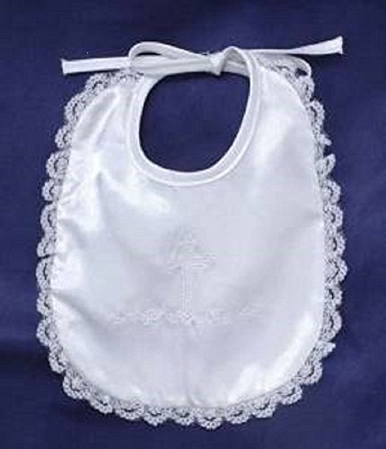 Roman Infant Baptismal Bib Satin