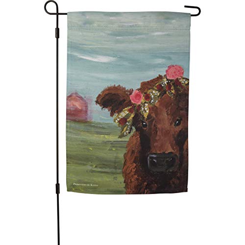 CWI Primitives by Kathy 108595 Cow Garden Flag, Multi