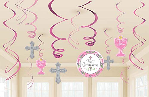 Amscan International Amscan 670845 Decoration Swirl Dec Foil 12 Pack Communion Day