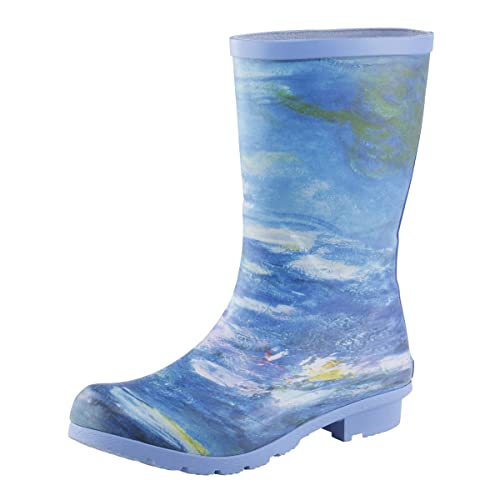 GALLERIA ENTERPRISES, INC. Monet Water Lillies Mid-Calf Rain Boot